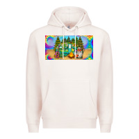 Pale Pink hippie soul license plate Premium Hoodie - BarkalooDesign