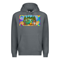 Rock hippie soul license plate Premium Hoodie - BarkalooDesign