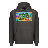 Smoke hippie soul license plate Premium Hoodie - BarkalooDesign
