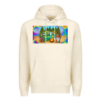 Tofu hippie soul license plate Premium Hoodie - BarkalooDesign