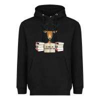 Black Yes Mama I Am Studying Right Now, Deer Heavyweight Hoodie - Bettercallsaul