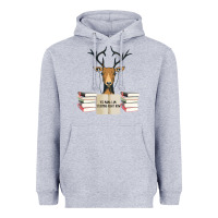Heather Grey Yes Mama I Am Studying Right Now, Deer Heavyweight Hoodie - Bettercallsaul