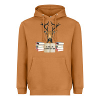 Yes Mama I Am Studying Right Now, Deer Heavyweight Hoodie | Teevron