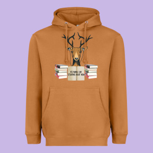 Yes Mama I Am Studying Right Now, Deer Heavyweight Hoodie Designed By Bettercallsaul