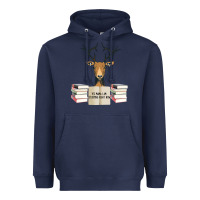 Navy Yes Mama I Am Studying Right Now, Deer Heavyweight Hoodie - Bettercallsaul