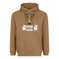 Toasted Coconut Yes Mama I Am Studying Right Now, Deer Heavyweight Hoodie - Bettercallsaul