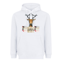 White Yes Mama I Am Studying Right Now, Deer Heavyweight Hoodie - Bettercallsaul
