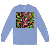Colony Blue Spooky Long Sleeve Tee - Artiststas