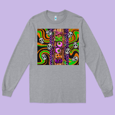 Spooky Long Sleeve Tee Designed By Artiststas