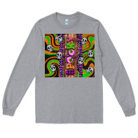 Heather Grey Spooky Long Sleeve Tee - Artiststas