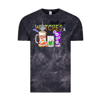 Cloud Black Drink Up Witches Vintage Tee - CowhideDigitalArt