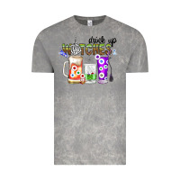 Cloud Rock Drink Up Witches Vintage Tee - CowhideDigitalArt