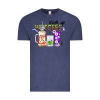 Vintage Denim Drink Up Witches Vintage Tee - CowhideDigitalArt