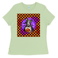 Matcha Halloween American Pitbull Terrier Ladies Tee - LillyAllenDesigns