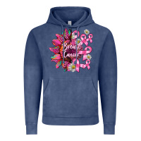 Vintage Denim breast cancer sunflower Vintage Hoodie - BarkalooDesign
