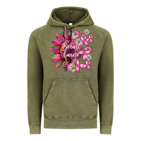 Vintage Olive breast cancer sunflower Vintage Hoodie - BarkalooDesign