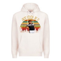 Pale Pink just look at it vintage funny for men women and family t shirt Premium Hoodie - baoMotion