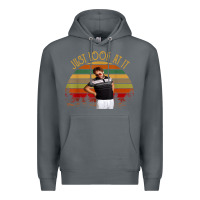 Rock just look at it vintage funny for men women and family t shirt Premium Hoodie - baoMotion