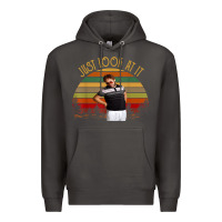 Smoke just look at it vintage funny for men women and family t shirt Premium Hoodie - baoMotion