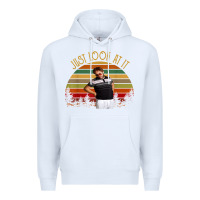 White just look at it vintage funny for men women and family t shirt Premium Hoodie - baoMotion