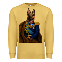 Antique Gold Pet Portraits, Custom Pet Portraits, Renaissance Pet Portraits, Custom Premium Sweatshirt - RanaPortraitStore
