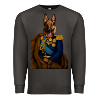 Smoke Pet Portraits, Custom Pet Portraits, Renaissance Pet Portraits, Custom Premium Sweatshirt - RanaPortraitStore