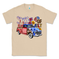 Mushroom Western Truck Fourth Of July America Classic Tee - FaDigitalArtStudio