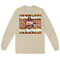 Mushroom Stacked Christmas Farm Long Sleeve Tee - Artiststas