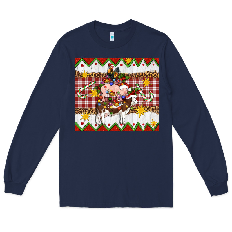 Stacked Christmas Farm Long Sleeve Tee by Artiststas | Teevron