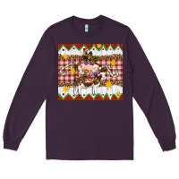 Plum Stacked Christmas Farm Long Sleeve Tee - Artiststas