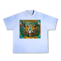 Grape Ice boho bullskull Urban Heavy Tee - RanaPortraitStore