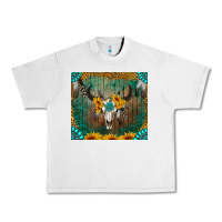 Lunar Rock boho bullskull Urban Heavy Tee - RanaPortraitStore