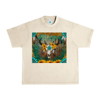 Sandshell boho bullskull Urban Heavy Tee - RanaPortraitStore