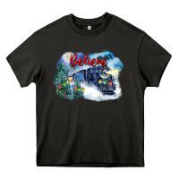 Asphalt believe polar express Heavy Core Tee - FaDigitalArtStudio