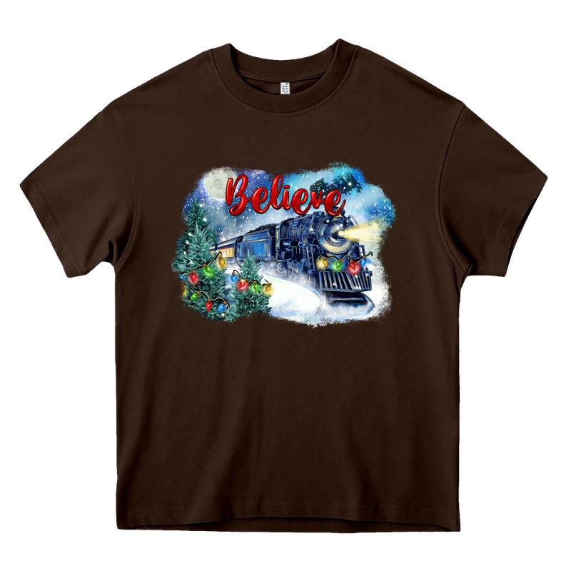 Believe Polar Express Heavy Core Tee by FaDigitalArtStudio | Teevron