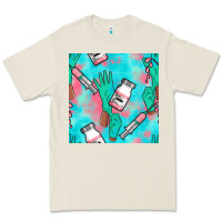 Bone Nurse Gloves Seamless Pattern Premium Tee - BundleAndBundleShop