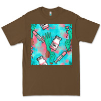 Cacao Nurse Gloves Seamless Pattern Premium Tee - BundleAndBundleShop