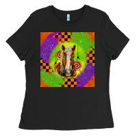 Black Halloween Belgian Horse Ladies Tee - LillyAllenDesigns