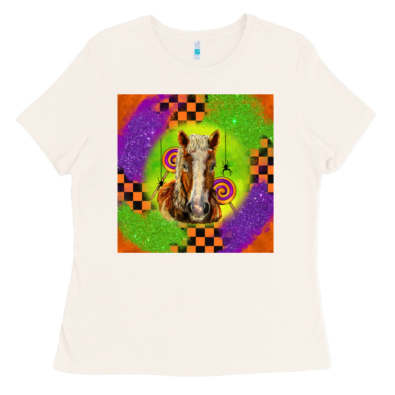 Halloween Belgian Horse Ladies Tee by LillyAllenDesigns | Teevron