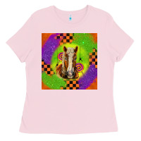 Bubblegum Pink Halloween Belgian Horse Ladies Tee - LillyAllenDesigns