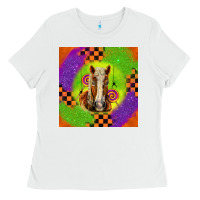 White Halloween Belgian Horse Ladies Tee - LillyAllenDesigns