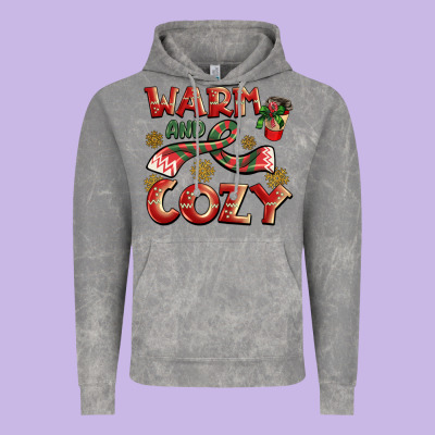 Warm And Cozy Vintage Hoodie Designed By Barkaloodesign