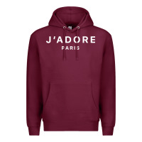 Burgundy j adore paris Premium Hoodie - baoMotion