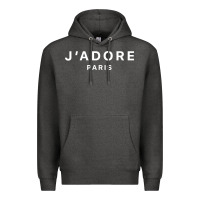 Charcoal Heather j adore paris Premium Hoodie - baoMotion