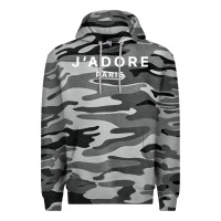 Slate Camo j adore paris Premium Hoodie - baoMotion