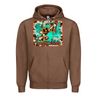 Chestnut Sagittarius turquoise cowhide Zipper Hoodie - RanaPortraitStore