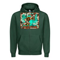Sports Green Sagittarius turquoise cowhide Zipper Hoodie - RanaPortraitStore