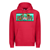 Cardinal flamingo mom license plate Premium Hoodie - BarkalooDesign