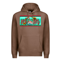Chestnut flamingo mom license plate Premium Hoodie - BarkalooDesign