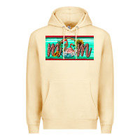 Pina Colada flamingo mom license plate Premium Hoodie - BarkalooDesign